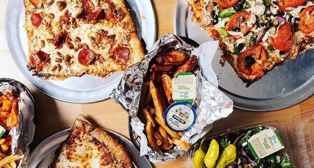 menu spread at Edgewood Pizza Westend