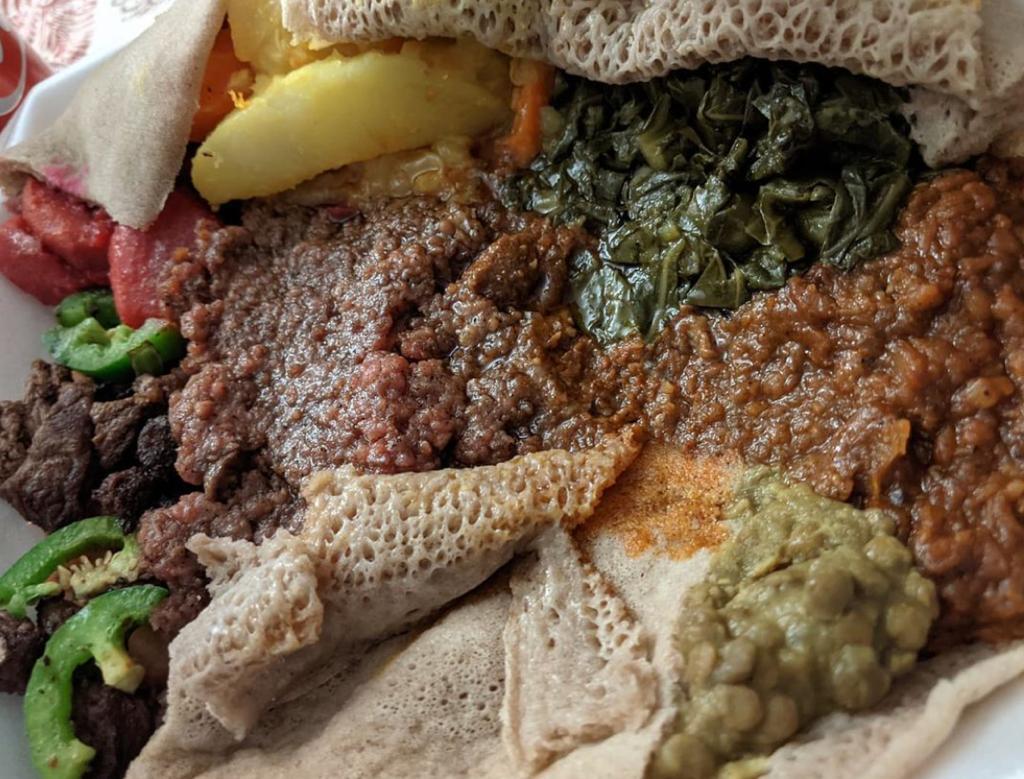 Injera at Embilta Cafe