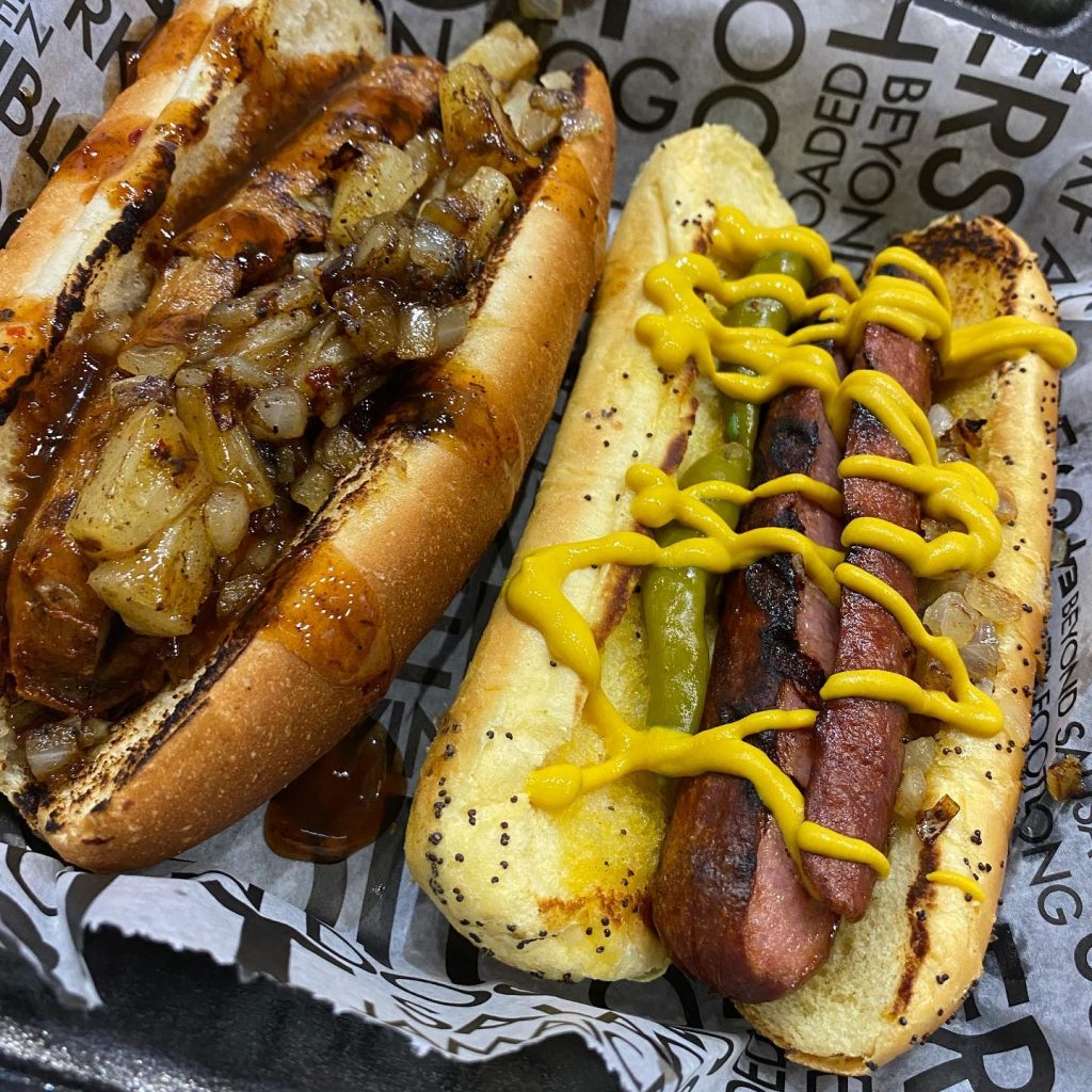 Hotdogs at The Original Hotdog Factory