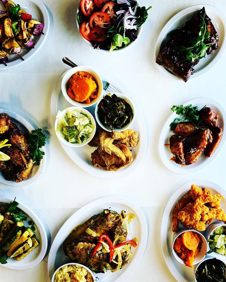 Food platter at Lickety Split Kitchen