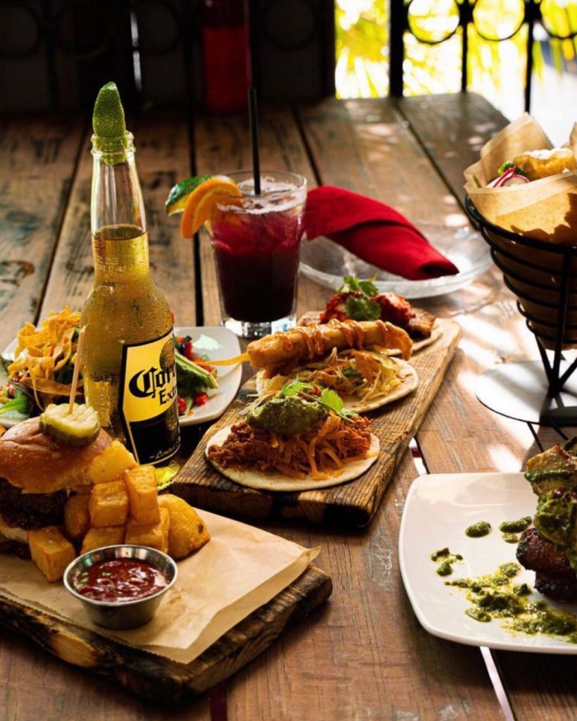 Food platter at Loca Luna