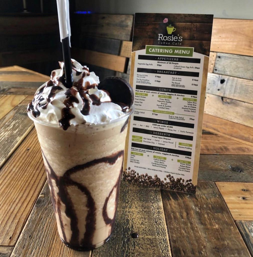 Peppermint Moca at Rosie's Coffee Cafe