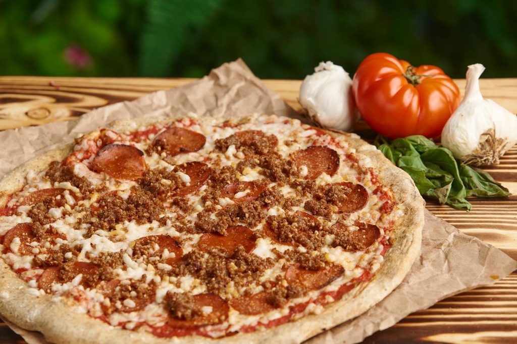 Pizza at Plant Based Pizzeria