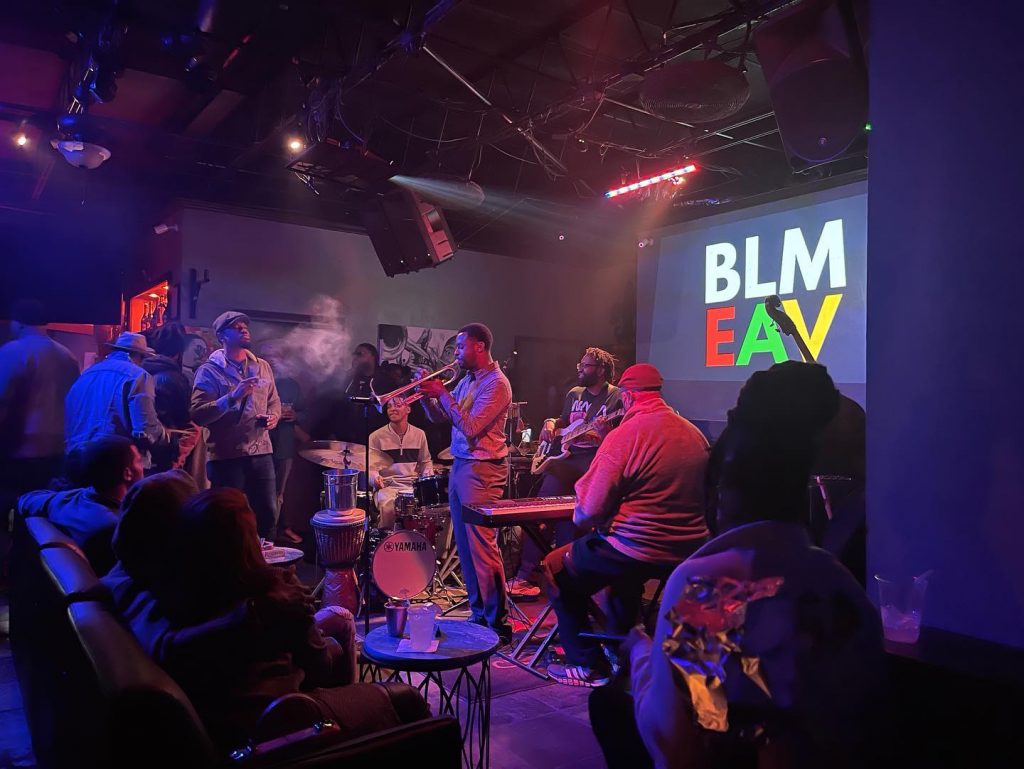 Guests enjoying music at Ten ATL